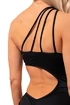 Badkleding Nebbia  One Shoulder Asymmetrical Monokini 459 Black