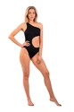 Badkleding Nebbia  One Shoulder Asymmetrical Monokini 459 Black