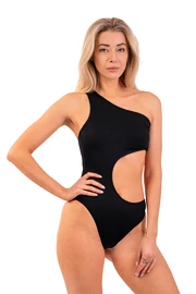 Badkleding Nebbia One Shoulder Asymmetrical Monokini 459 Black