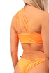 Badkleding Nebbia  One Shoulder Bandeau Bikini Top 449 Orange Neon