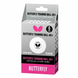 Ballen Butterfly Training Ball 40+ White (6 ks)