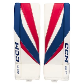 Beenbeschermers CCM Axis F5 White/Red/Blue Junior