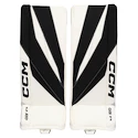 Beenbeschermers CCM Axis F9 White/Black Senior 33 + 1 inch