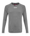 Compressie T-shirt CCM  LS Premium Training Tee Dark Grey Heathered Senior