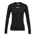 Compressie T-shirt CCM  LS Training Tee Black Senior