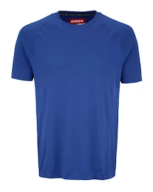 Compressie T-shirt CCM SS Premium Training Tee Royal Senior