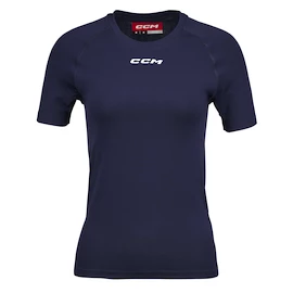 Compressie T-shirt CCM SS Training Tee Navy Senior