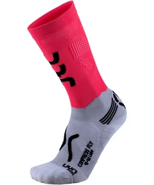 Compressiesokken UYN  Fly Run Red/Grey