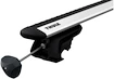 Dakdrager Thule met EVO WingBar Mitsubishi Pajero 5-Dr SUV met dakrails 07+