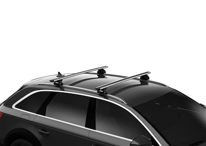 Dakdrager Thule met EVO WingBar Subaru Outback 5-Dr Estate met geïntegreerde dakrails 03-07