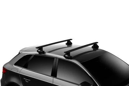 Dakdrager Thule met EVO WingBar Zwart Audi A4 4-Dr Sedan met kaal dak 16+