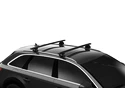 Dakdrager Thule met EVO WingBar Zwart BMW 2-series Grand Tourer (F46) 5-Dr MPV met geïntegreerde dakrails 15-22