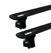 Dakdrager Thule met EVO WingBar Zwart BMW 3-Series Touring 5-Dr Estate met vaste punten 00-01