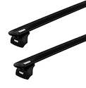 Dakdrager Thule met EVO WingBar Zwart Hyundai Satellite 5-Dr Bus met vaste punten 00-07