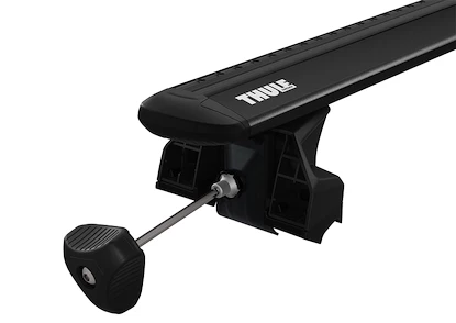 Dakdrager Thule met EVO WingBar Zwart Jeep Compass 5-Dr SUV met vaste punten 11-16