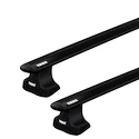 Dakdrager Thule met EVO WingBar Zwart Mazda 4-Dr Extended-cab met kaal dak 12-21