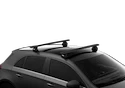 Dakdrager Thule met EVO WingBar Zwart Mercedes Benz E-Class (W214) 4-Dr Sedan met vaste punten 2024