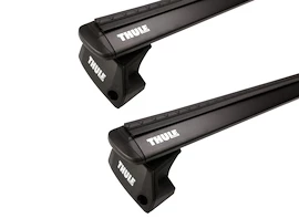 Dakdrager Thule met EVO WingBar Zwart MG HS 5-Dr SUV met geïntegreerde dakrails 18+