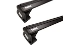 Dakdrager Thule met EVO WingBar Zwart MG HS 5-Dr SUV met geïntegreerde dakrails 18-24