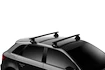 Dakdrager Thule met EVO WingBar Zwart Toyota Prius (XW60) 5-Dr Hatchback met kaal dak 23+