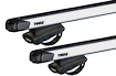 Dakdrager Thule met SlideBar Fiat Stilo Uproad 5-Dr SUV met dakrails 02-07