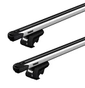 Dakdrager Thule met SlideBar Hyundai Santa Fe 5-Dr SUV met dakrails 01-05