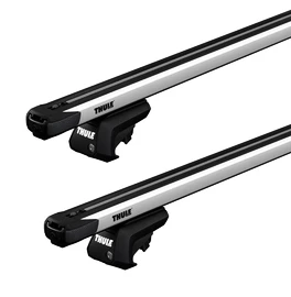 Dakdrager Thule met SlideBar Mitsubishi Pajero Sport 5-Dr SUV met dakrails 06-09