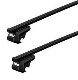 Dakdrager Thule met SquareBar Audi 100 Avant 5-Dr Estate met dakrails 83-94