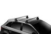 Dakdrager Thule met SquareBar Audi A1 3-Dr Hatchback met kaal dak 17+