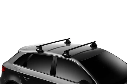 Dakdrager Thule met SquareBar Audi A1 3-Dr Hatchback met kaal dak 17+