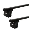 Dakdrager Thule met SquareBar Fiat Stilo 3-Dr Hatchback met vaste punten 02-07