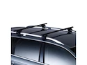 Dakdrager Thule met SquareBar Kia Pride 5-Dr Hatchback met dakrails 2000