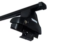 Dakdrager Thule met SquareBar Volkswagen Touran I (1T) 5-Dr MPV met kaal dak 03-15