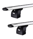 Dakdrager Thule met WingBar Nissan Primera W12 5-Dr Estate met vaste punten 02-07