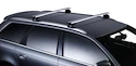 Dakdrager Thule met WingBar Saab 9-3 SportSedan 4-Dr Sedan met vaste punten 03-12