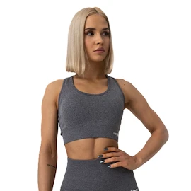 Dames bh GymBeam FLO Sports Bra Grey