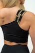 Dames bh Nebbia Intense Women's High Support Sports Bra Asymmetric  841 Gold