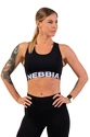 Dames bh Nebbia  Medium Impact Cross Back Sports Bra 410 black