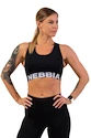 Dames bh Nebbia  Medium Impact Cross Back Sports Bra 410 black XS