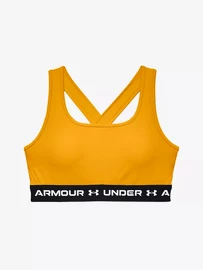 Dames bh Under Armour Crossback Mid Bra-GLD