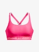 Dames bh Under Armour  Crossback Mid Bra-PNK