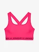 Dames bh Under Armour  Crossback Mid Bra-PNK