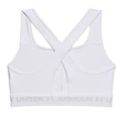 Dames bh Under Armour  Crossback Mid Bra-WHT