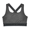 Dames bh Under Armour  Crossback Mid Heather Bra grey