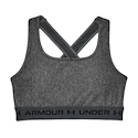 Dames bh Under Armour  Crossback Mid Heather Bra grey