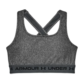 Dames bh Under Armour Crossback Mid Heather Bra grey