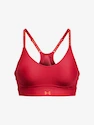 Dames bh Under Armour  Infinity Covered Low-RED