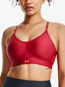 Dames bh Under Armour  Infinity Covered Low-RED