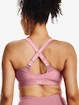 Dames bh Under Armour  Infinity High Bra Zip-PNK