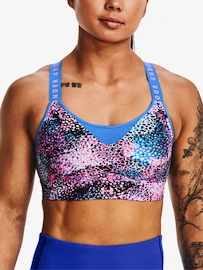 Dames bh Under Armour Infinity High Print Bra-PNK